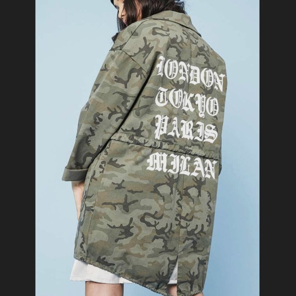MISSPAP - Oversized Garcia Camo City Printed Jacket - Size S/M